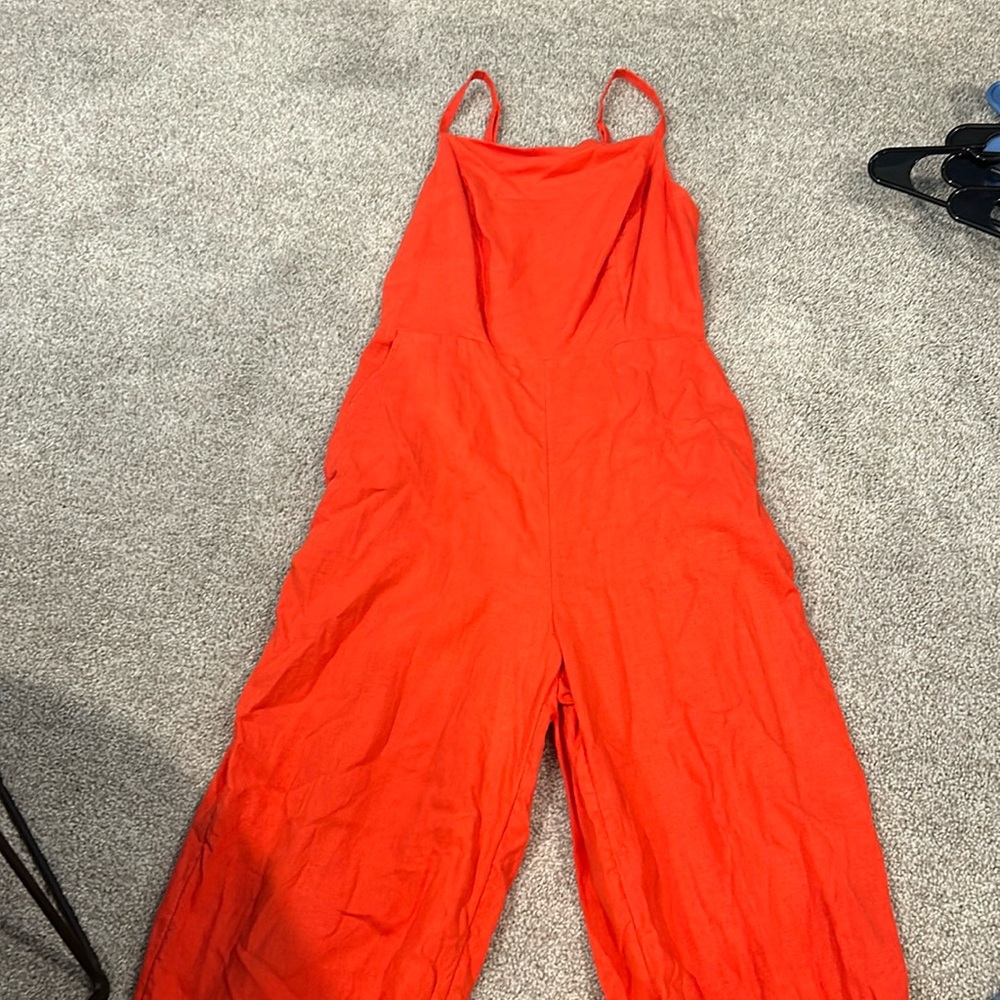 Orange Old Navy Romper
